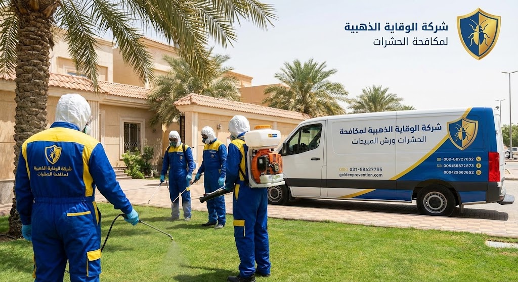 شركة الوقاية الذهبية لمكافحة الحشرات ورش المبيدات